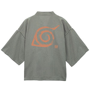 NARUTO-ナルト- 疾風伝 木ノ葉 甚平/利休鼠-中(M～L)
