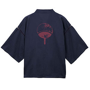NARUTO-ナルト- 疾風伝 うちは 甚平/紺-大(XL～XXL)