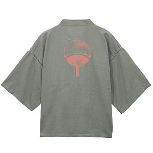 NARUTO-ナルト- 疾風伝 うちは 甚平/利休鼠-大(XL～XXL)