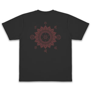 NARUTO-ナルト- 疾風伝 万華鏡写輪眼 ドライTシャツ/BLACK-XL