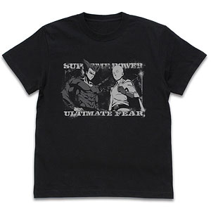 ワンパンマン 最強VS最恐 Tシャツ/BLACK-L