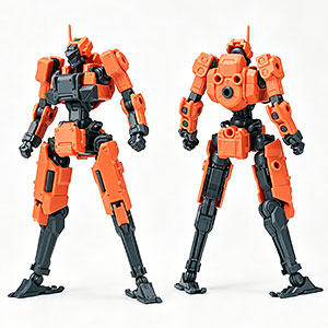 3 min projectシリーズ FENRIR(フェンリル) 1/18スケールプラスチックモデルキット(オレンジ)
