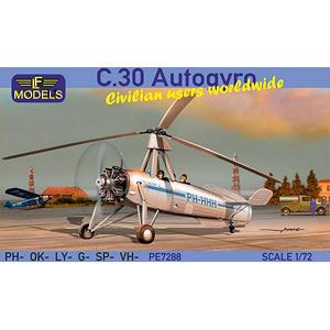 1/72 シエルバ C.30 オートジャイロ “民間機” プラモデル