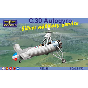 1/72 シエルバ C.30 オートジャイロ “銀翼軍用機” プラモデル