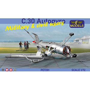 1/72 シエルバ C.30 オートジャイロ “軍民両用” プラモデル