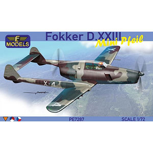 1/72 フォッカー D.XXIII 試作双発戦闘機 プラモデル