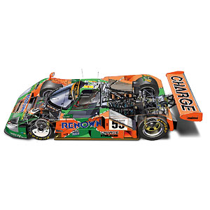 1/12 マツダ787B 1991 ル・マン24時間レース ウィナー プラモデル