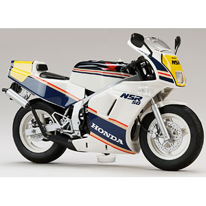 HJMバイクシリーズ No3 1/12 Honda NSR50 ’89 ロスホワイト×セイシェルナイトブルー プラモデル