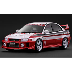1/18 Mitsubishi LANCER EVOLUTION V (CP9A) White/Red