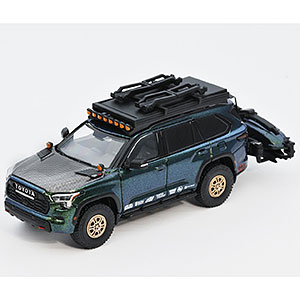 1/64 トヨタ Sequoia TRD PRO- (LHD) メタリックグリーン