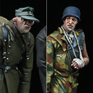 1/35 WWII ドイツ ベルリンの崩壊 ドイツ軍捕虜 1945年 ビッグセット(7体入)