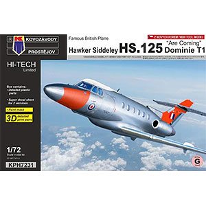 1/72 HS.125 ドミネ T.1 &ldquo;到来&rdquo; ハイテックキット プラモデル