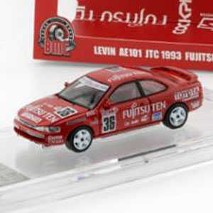 1/64 トヨタ レビン AE101 富士通テン トムス 1992年 JTCC グループA #36