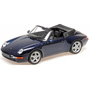 1/18 ポルシェ 911 (993) カブリオレ 1994 ブルーメタリック