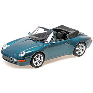 1/18 ポルシェ 911 (993) カブリオレ 1994 グリーンメタリック