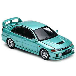 1/64 Mitsubishi ランサー EVO IV メタリックミントグリーン