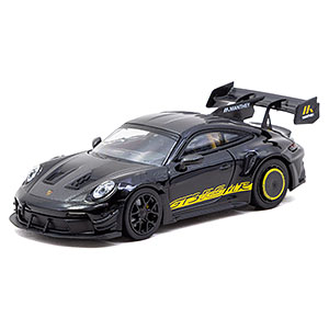 1/64 Porsche GT3RS (992.1) MR Black Yellow Tarmac Special Edition