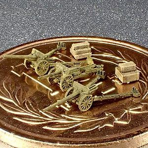 1/700 日本軍 火砲セット(6) 四五式二十四糎榴弾砲 レジンキット
