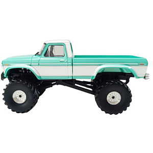 1/43 1979 Ford F-250 - Baby Teal Green with White Stripe