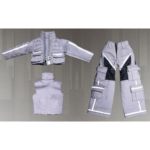 GM-N-002 グレーハンティングウェアセット 1/12スケール可動フィギュア用着せ替え服 (ドール用)