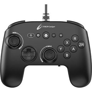 CYBER・ゲーミングコントローラー6B TMR 有線タイプ ブラック(Switch2/Switch用)