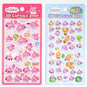 勝利の女神：NIKKE × KAKAO FRIENDS 〈Doro＆Choonsik〉 Doro＆Choonsik 3Dカプセルドロップステッカー 2個セット