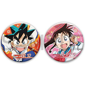 真・侍伝YAIBA 鉄刃＆峰さやか缶バッジセット A[プロダクション