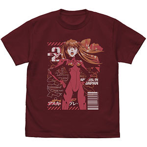 EVANGELION EVA2号機パイロット アスカ Tシャツ/BLACK-M[コスパ]《10