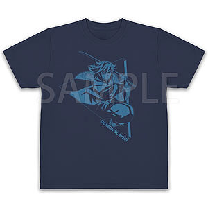 アニメ「鬼滅の刃」 冨岡義勇 ドライTシャツ/BLACK-L[コスパ]《10月