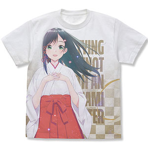 TVアニメ「甘神さんちの縁結び」 甘神夜重 フルグラフィックTシャツ/WHITE-L