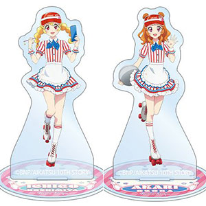 アイカツ！ 10th STORY ～未来へのSTARWAY～ 描き下ろし レトロストライプver. トレーディングアクリルスタンド BOX