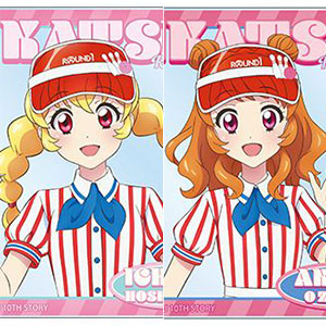 アイカツ！ 10th STORY ～未来へのSTARWAY～ 描き下ろし レトロストライプver. トレーディングアクリルフォト BOX