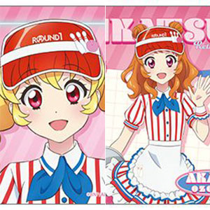 アイカツ！ 10th STORY ～未来へのSTARWAY～ 描き下ろし レトロストライプver. トレーディング正方形ブロマイド BOX