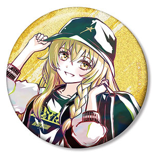 東方Project 松本能人イラスト 霧雨魔理沙 現代風ファッションver. Ani-Art 75mmグリッター缶バッジ