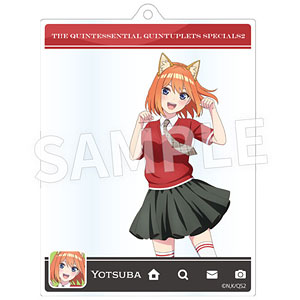 TVスペシャルアニメ「五等分の花嫁*」SNS風アクリルキーチェーン 四葉(けもみみコーデで踊ってみた！)