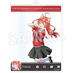 TVスペシャルアニメ「五等分の花嫁*」SNS風アクリルキーチェーン 五月(けもみみコーデで踊ってみた！)