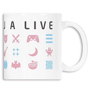 戦国 A LIVE モチーフ柄 マグカップ