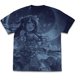 アイドルマスター シンデレラガールズ [普通の私に特別な魔法を 島村卯月+] オールプリントTシャツ/NAVY-XL