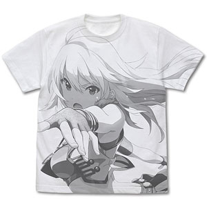 アイドルマスター ミリオンライブ！ [スターリー・グロウ 星井美希+] オールプリントTシャツ/WHITE-M