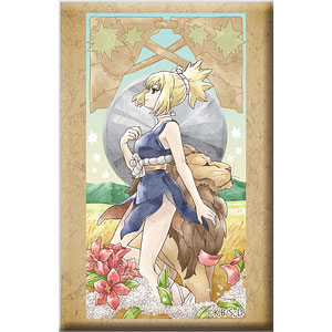 Dr.STONE スタンド付きスクエア缶バッジ 七海龍水[東宝]《10月予約》
