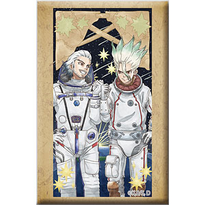 Dr.STONE スタンド付きスクエア缶バッジ 石神千空[東宝]《10月予約》