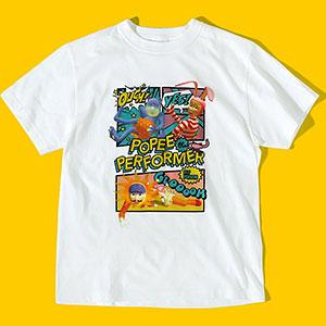 ポピーザぱフォーマー POISON Tシャツ ホワイト M[ナタリーストア