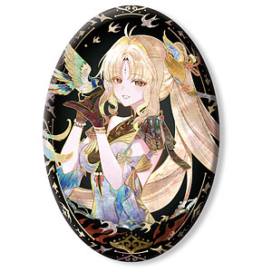 限定販売】『鳴潮』 共鳴者テーマ 螺鈿風ブリキ缶バッジ 秧秧・玄レイ