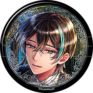 悪魔執事と黒い猫 ビッググリッター缶バッジ ルカス The Butler