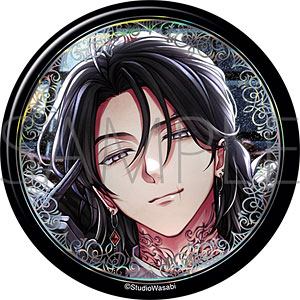 悪魔執事と黒い猫 ビッググリッター缶バッジ ベリアン The Butler