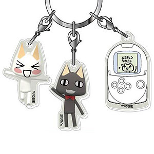 3連アクリルキーホルダー どこでもいっしょ 05 トロ＆ジュン[バンダイ