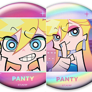 New PANTY ＆ STOCKING with GARTERBELT ホログラム缶バッジ2個セット