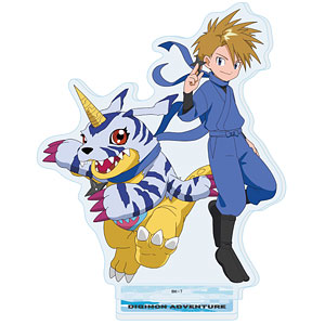 アクリルスタンド「デジモンアドベンチャー」25/八神太一＆アグモン