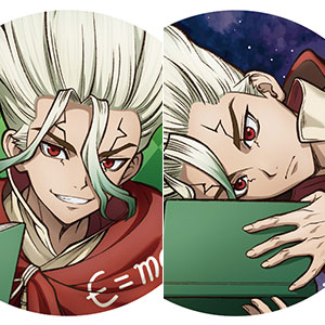 Dr.STONE 描き下ろし ジュエリー缶バッジセット 石神千空(4期Ver.)