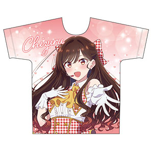 彼女、お借りします 描き下ろし フルグラフィックTシャツ 水原千鶴(アイドル)XL